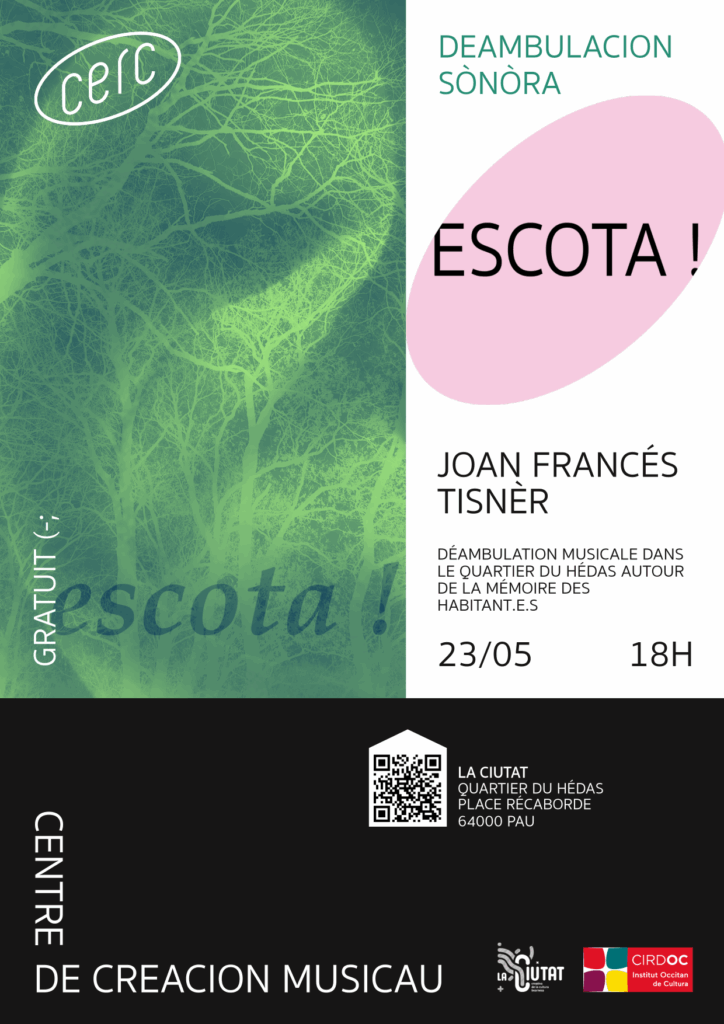 Escota - Déambulation musicale avec Joan Francés Tisnèr